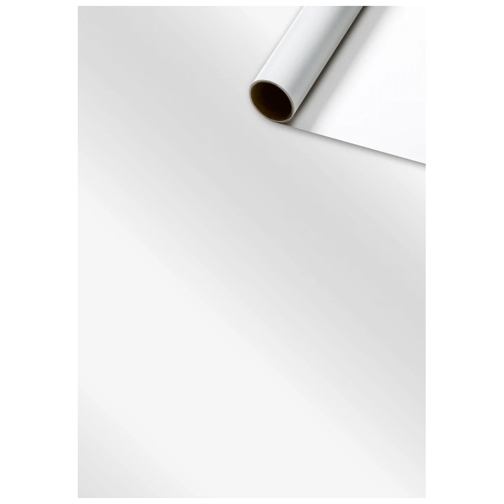 Geschenkpapier „Uni Lack“ | 70 cm × 2 m, 90 g/m², weiß