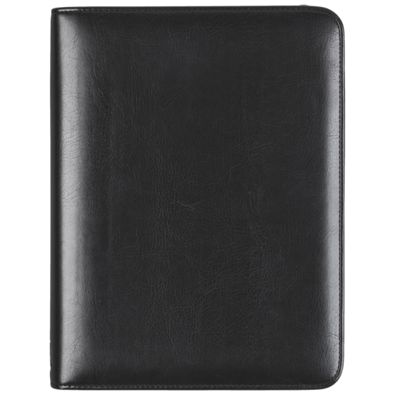 Ringbuch Zeitplansystem Timing 1 | A5, Leder, schwarz