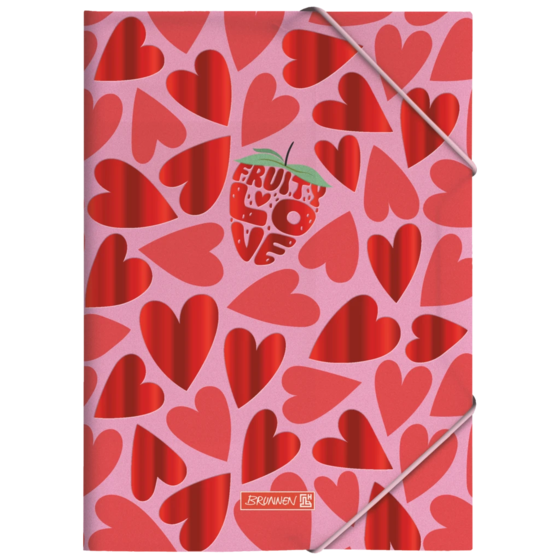 Sammelmappe Fruity Love für A4 | A4, Füllhöhe: 10 mm, rosa/rot