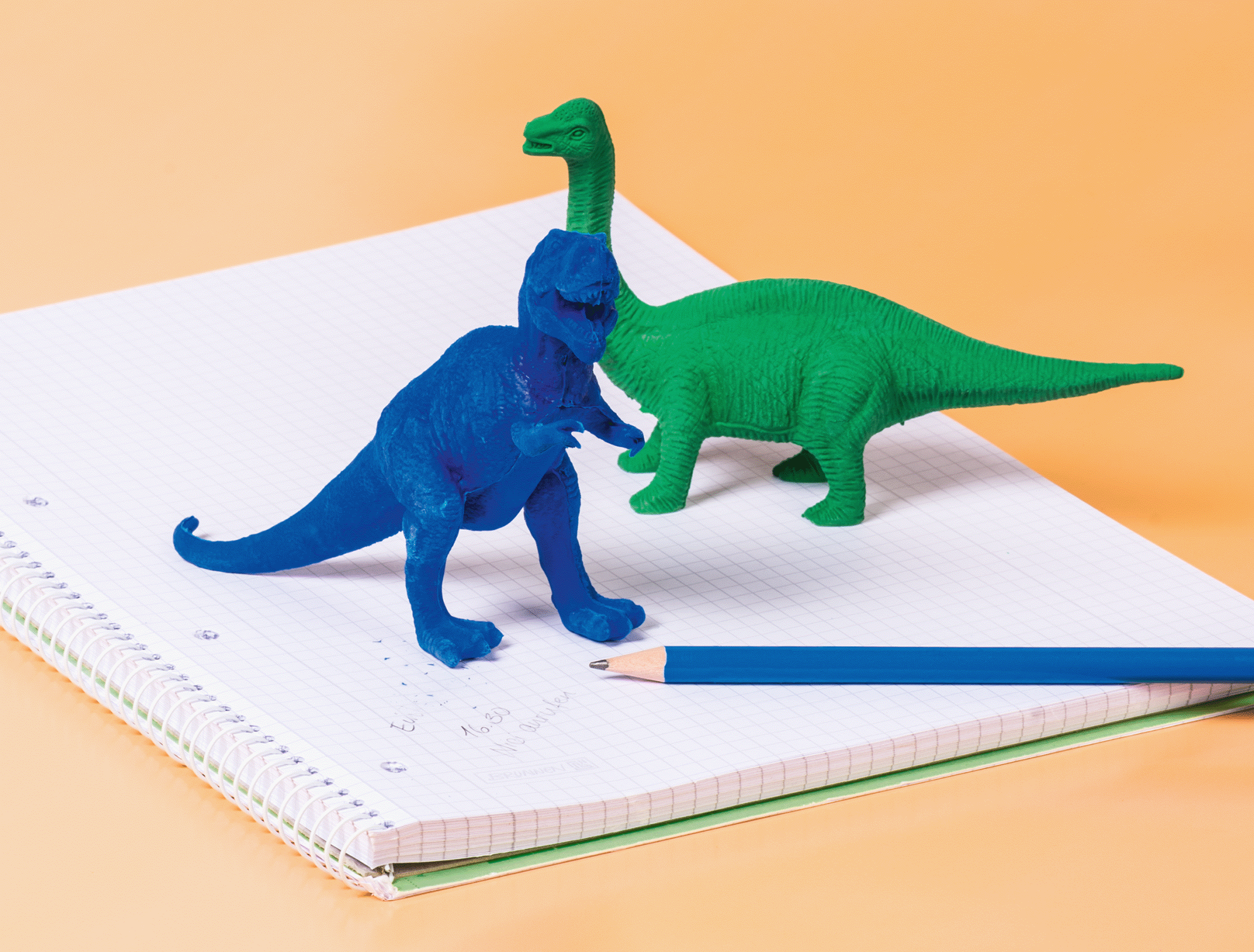 Radiergummi Stegosaurus Dinosaurier in grün Radierer Urzeit Dino Schule
