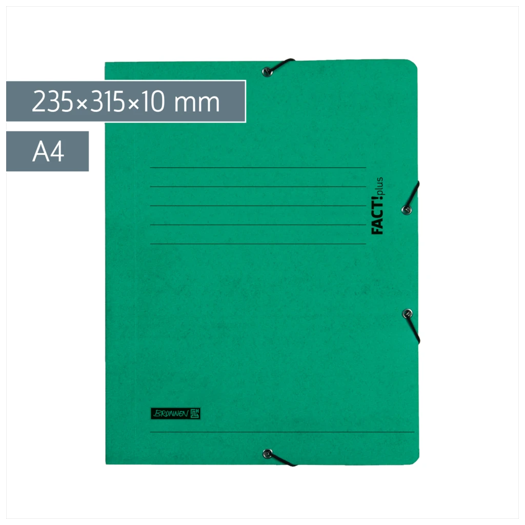 Sammelmappe FACT!plus | A4, Füllhöhe: 10 mm, grün