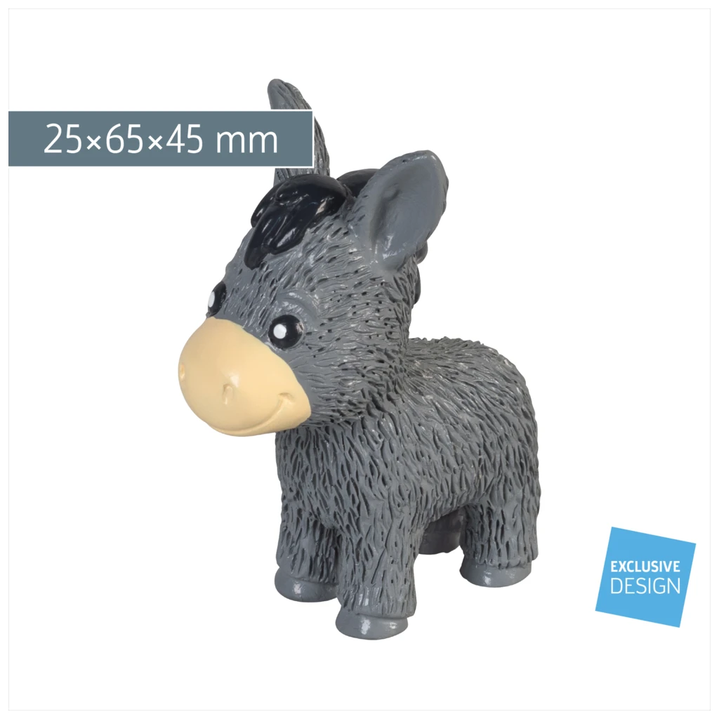 Radiergummi „Esel Don“ 3D | grau