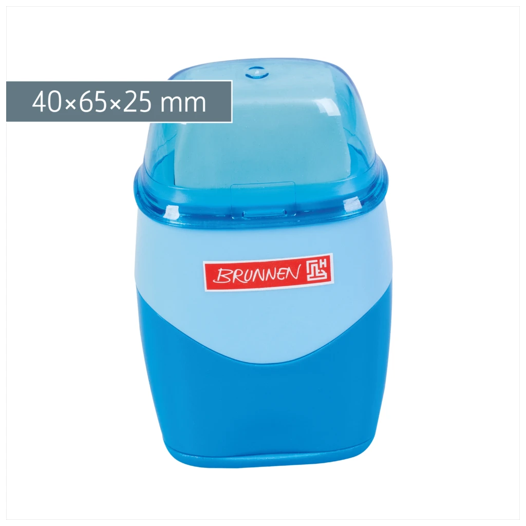 Dosenspitzer mit Radiergummi Colour Code 2 in 1 | azur