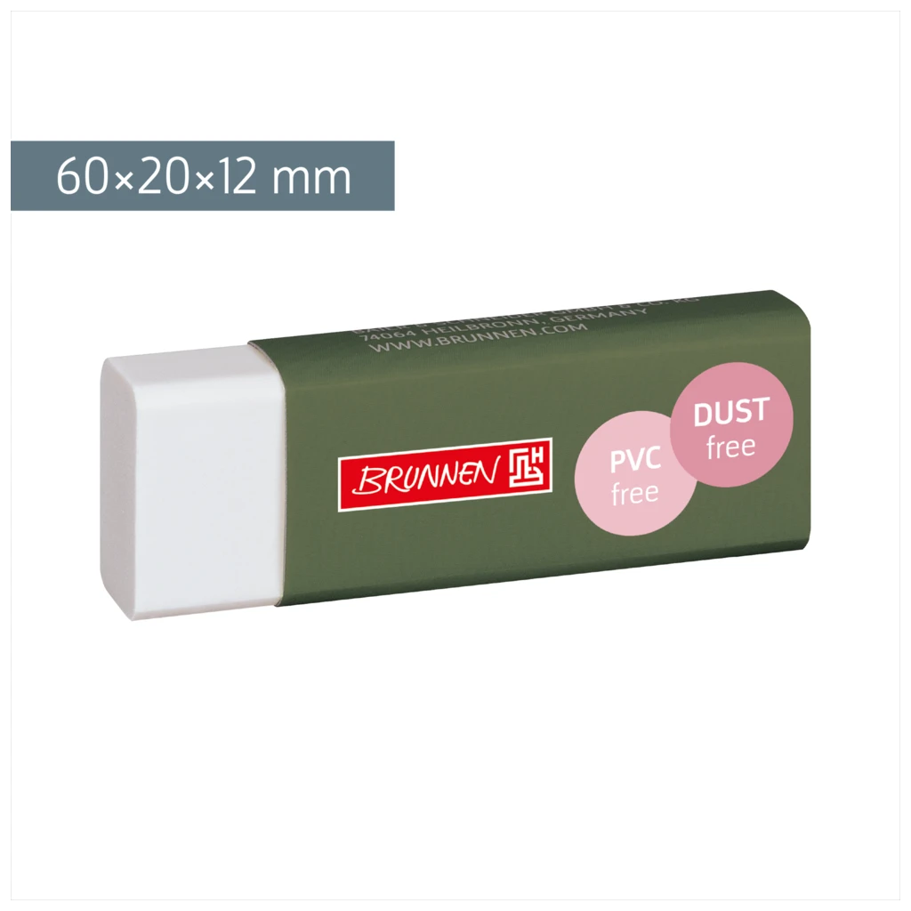 Radiergummi Colour Code DUST free | weiß