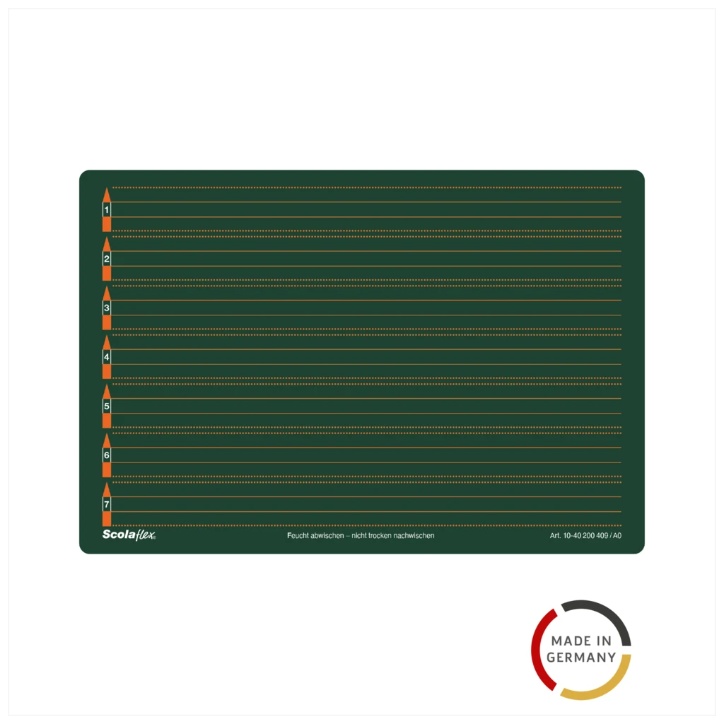 Schreibtafel Scolaflex Lin. A0 | grün