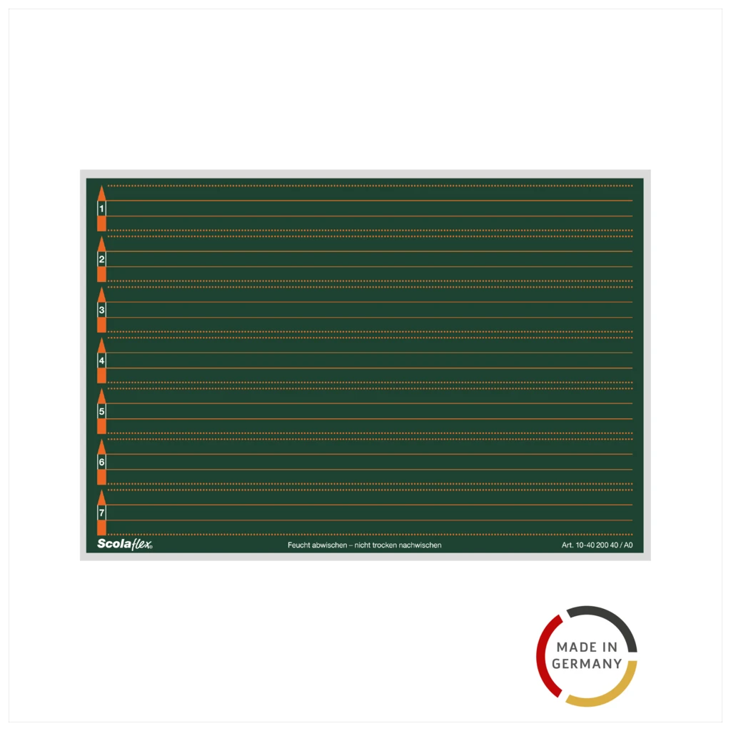 Schreibtafel Scolaflex Lin. A0 | grün