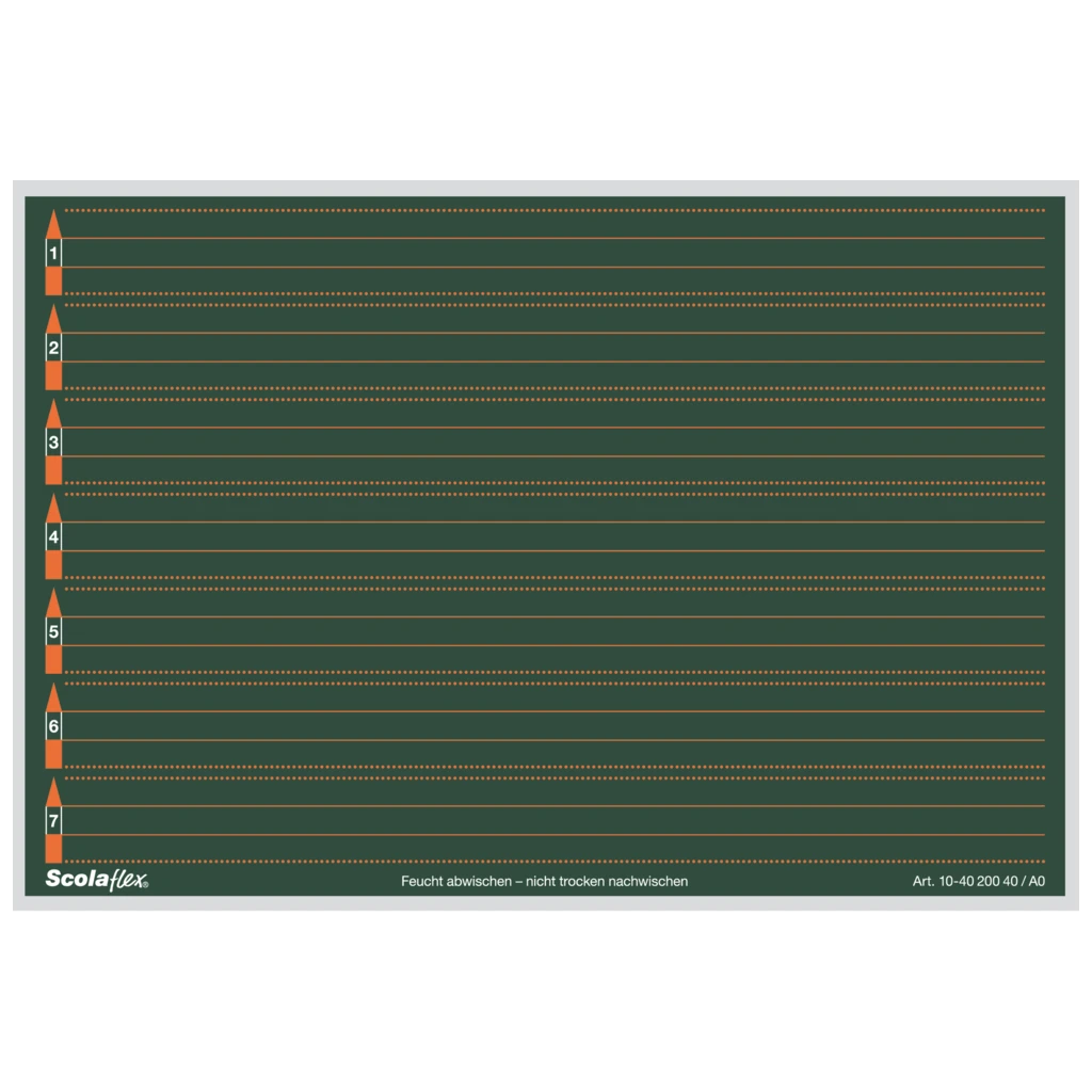 Schreibtafel Scolaflex Lin. A0 | grün