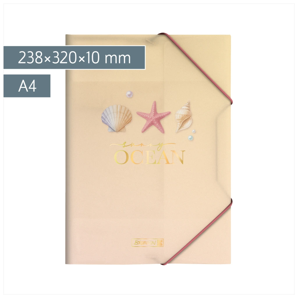 Sammelmappe Sunny Ocean für A4 | A4, Füllhöhe: 10 mm, mehrfarbig, pastell