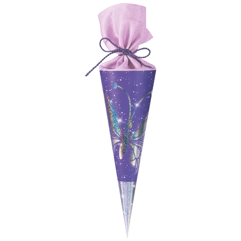 Schultüte Magic Butterfly | rosarot/lila