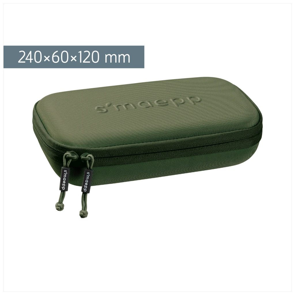 Schlampermäppchen s'maepp XL Hardcase Colour Code | 1 Klappe(n), olive