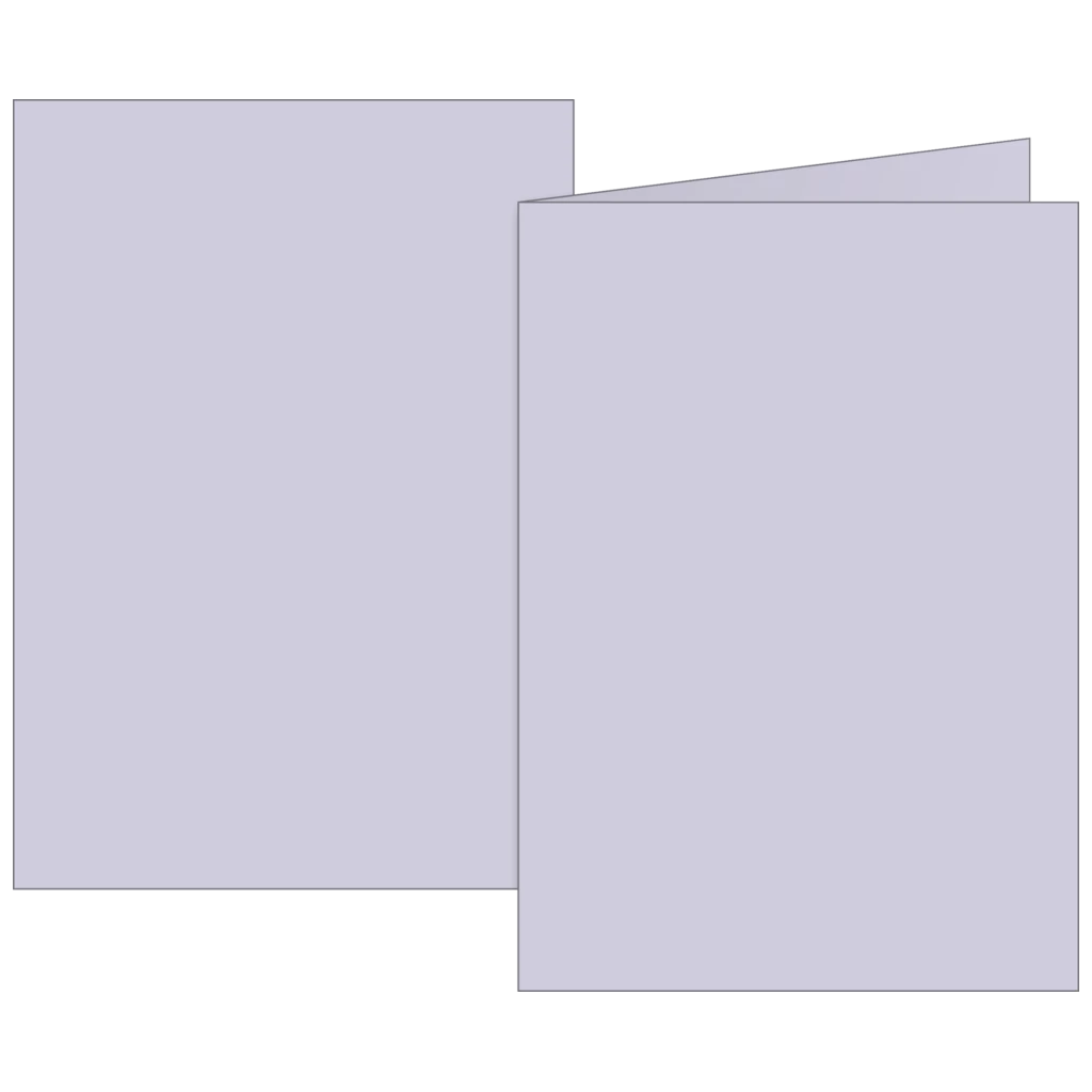 Klappkarten Universalpapier | B6, 200 g/m², lilac, 10 Stück