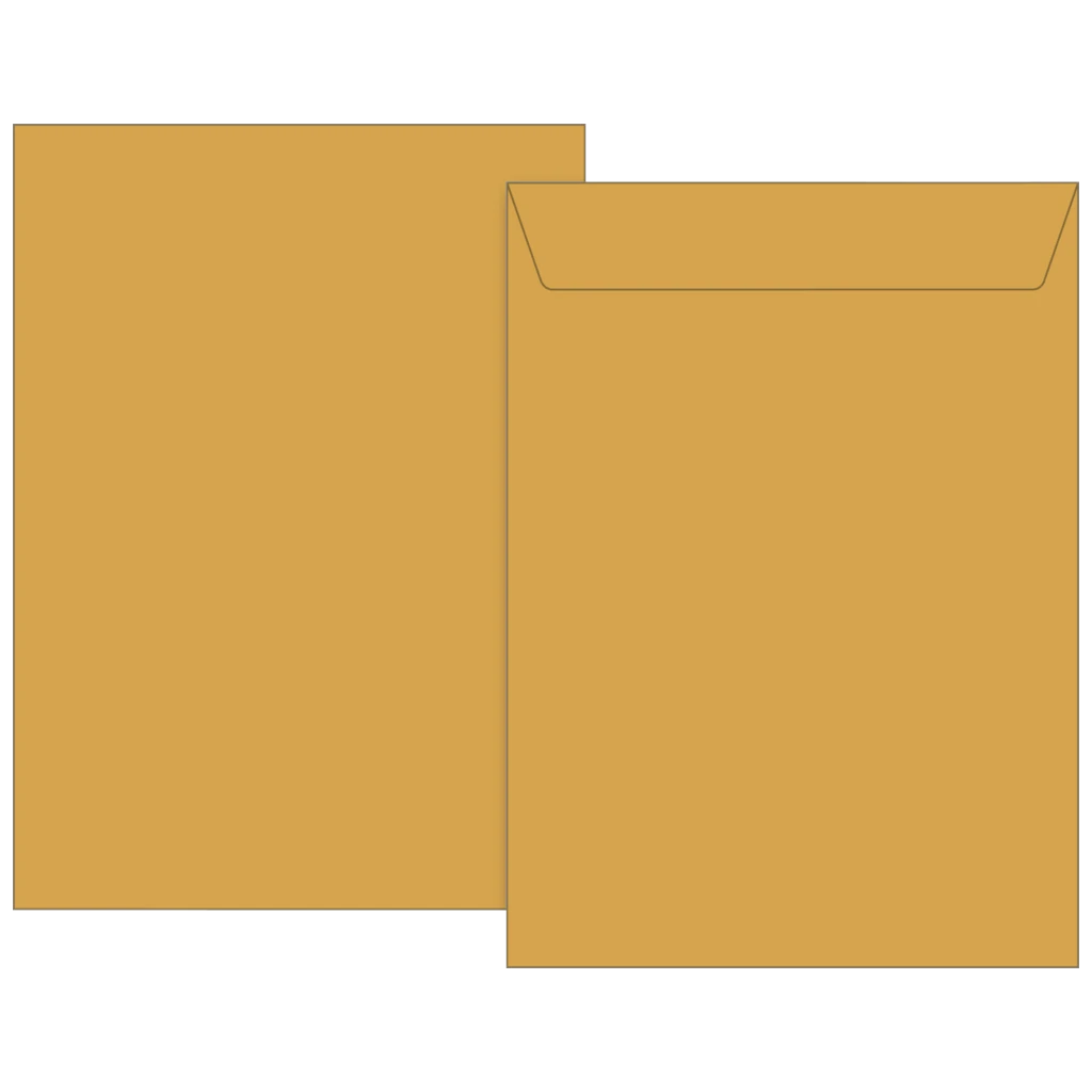 Versandtaschen | 250×353 mm, B4, 110 g/m², braun, 10 Stück