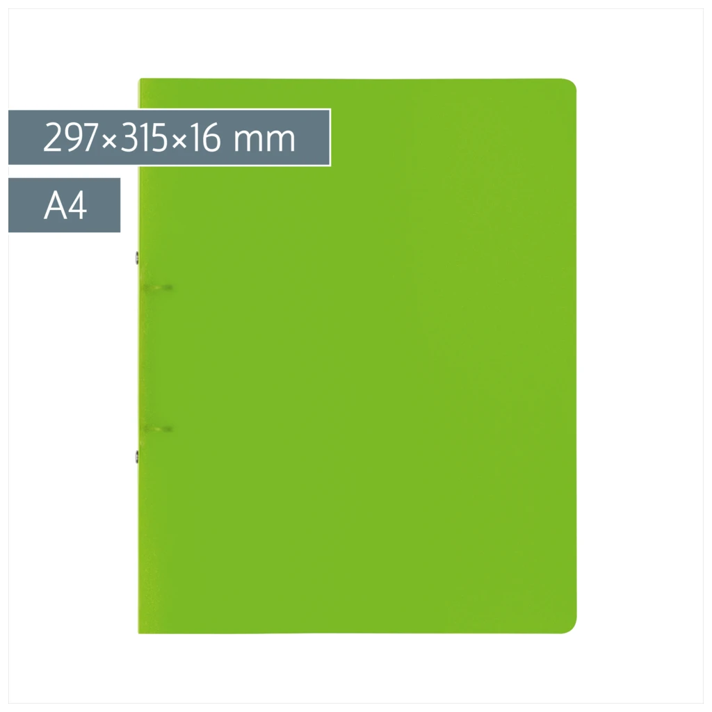 Ringbuch FACT!pp | A4, 2 Ringe, Füllhöhe: 16 mm, kiwi