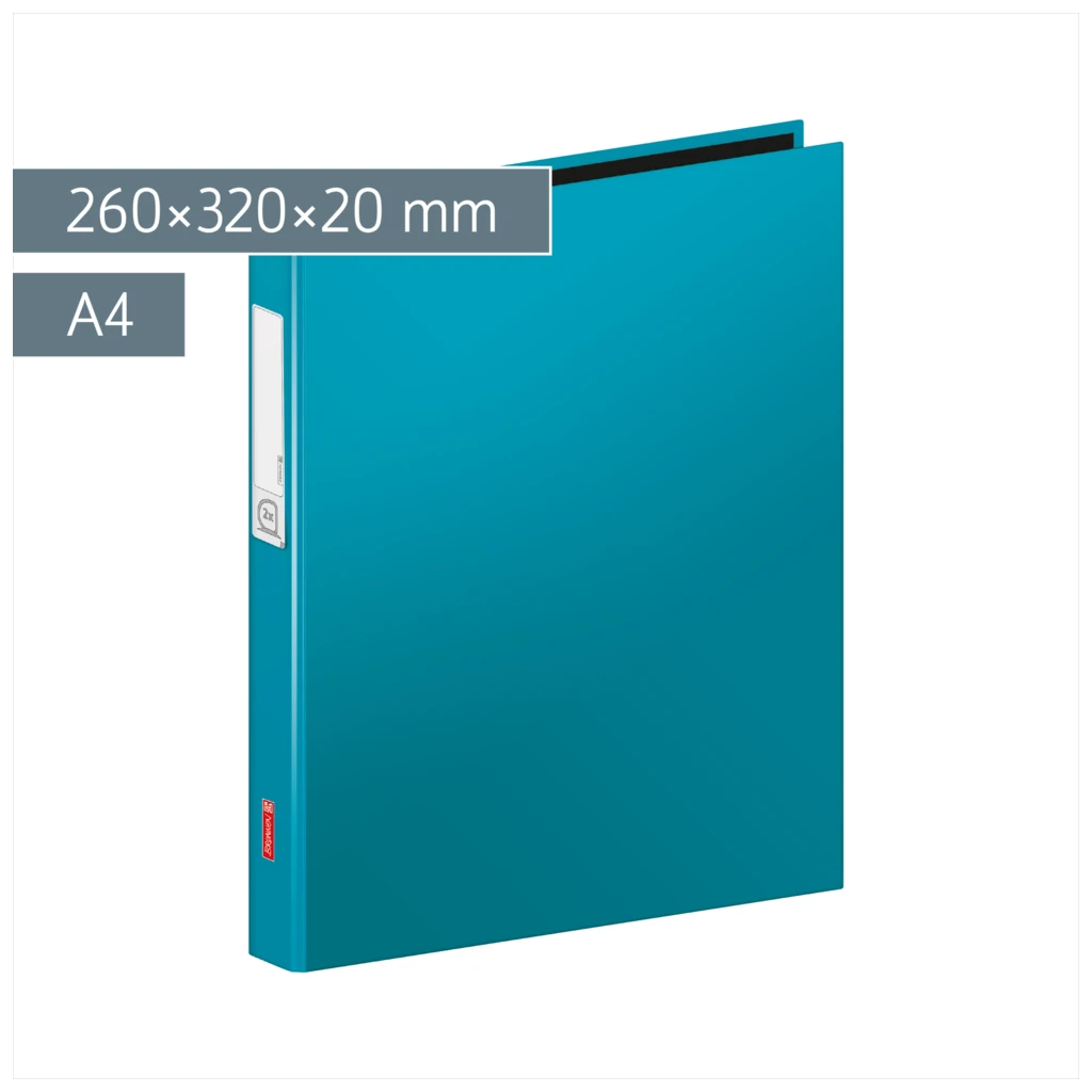 Ringbuch | A4, 2 Ringe, Füllhöhe: 20 mm, türkis