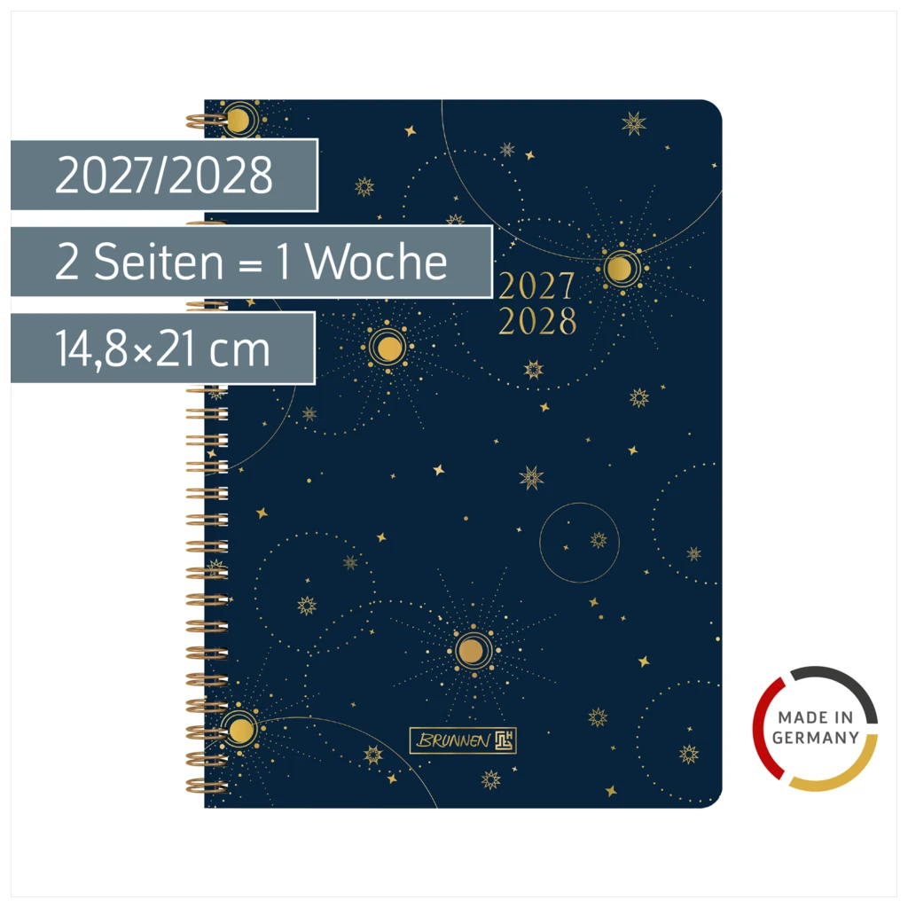 Schülerkalender Style 2027/2028 „Universe“ | A5, Kunststoff