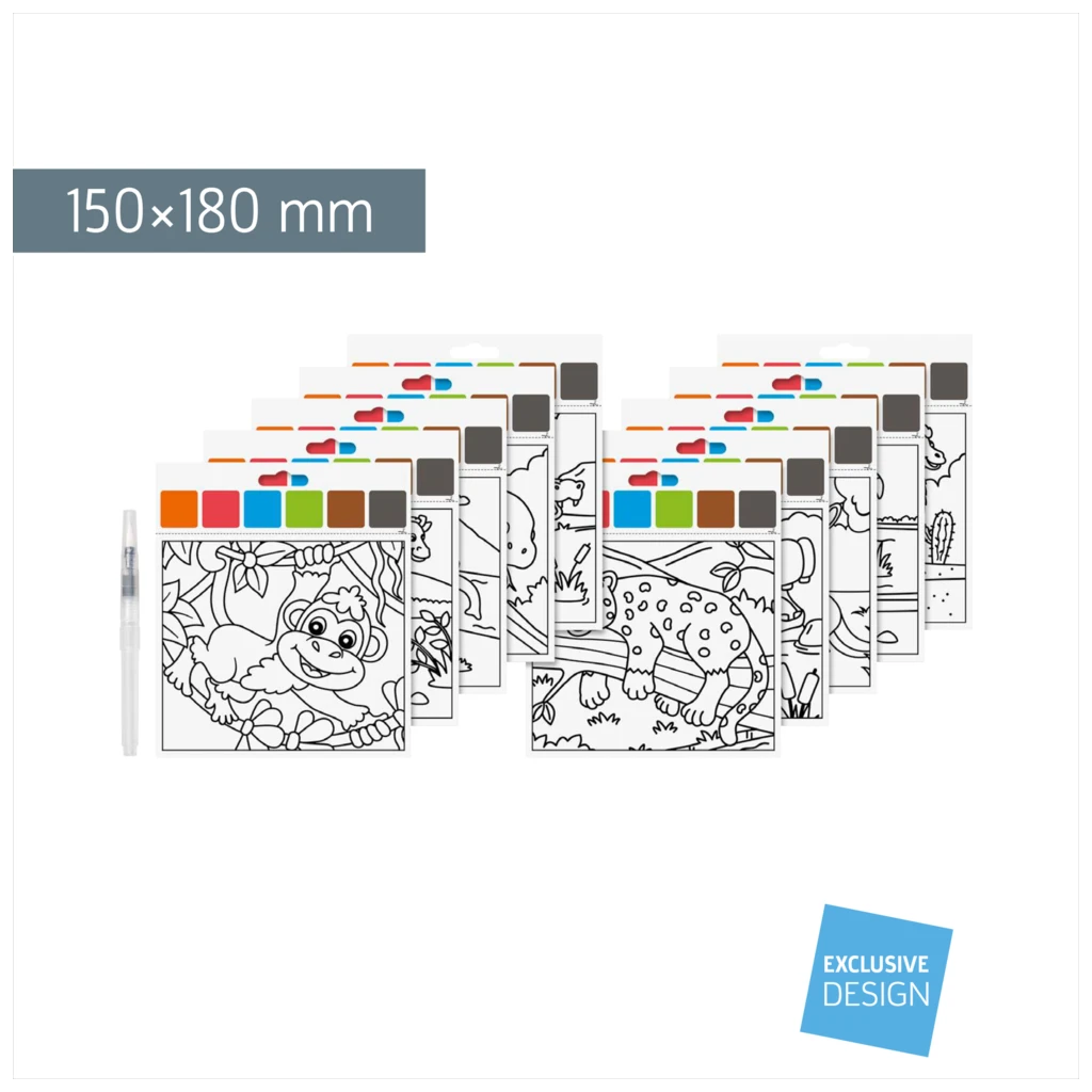 Mal-Set „Zootiere“ | 150×180 mm