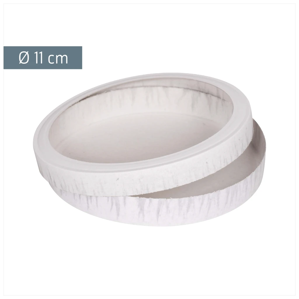 Laternendeckel und -boden | Ø 11 cm, weiß
