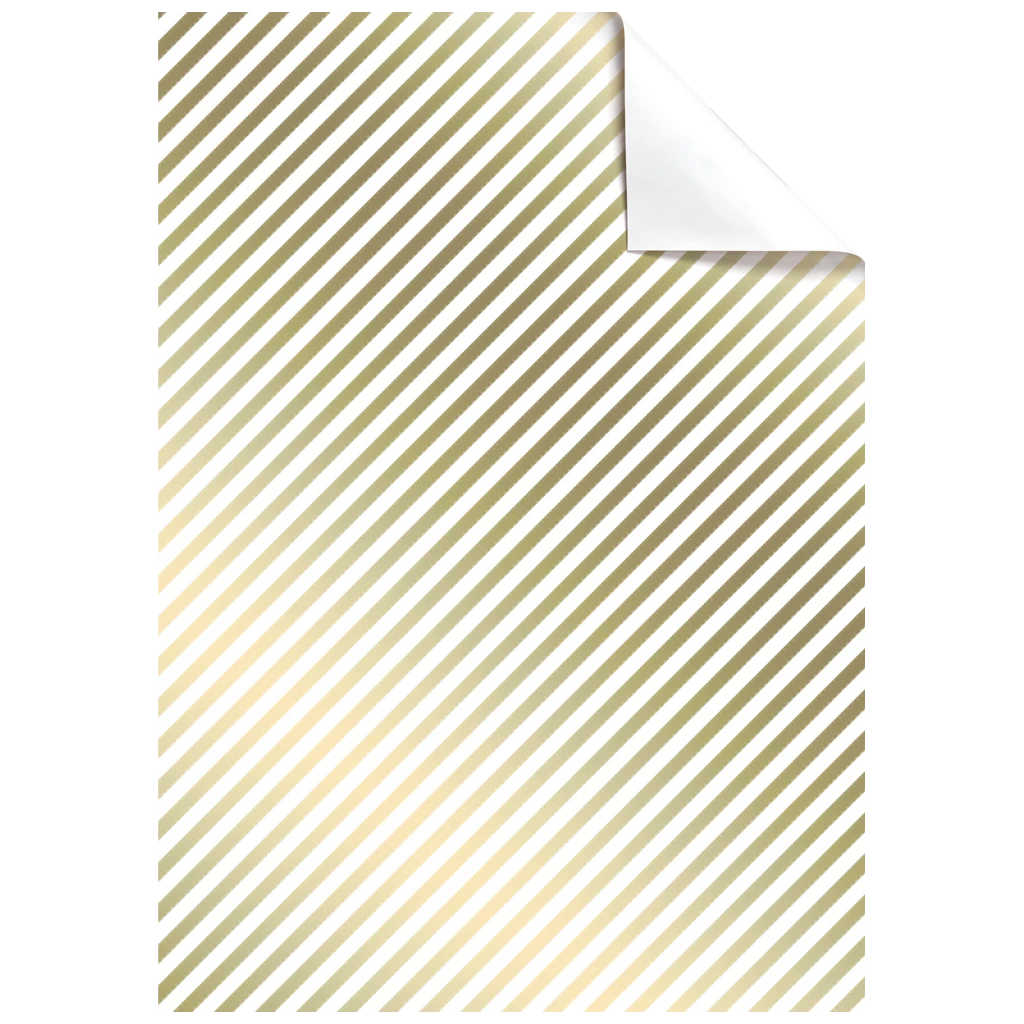 Geschenkpapier-Bogen „Stribe“ | 100×70 cm, 80 g/m², gold