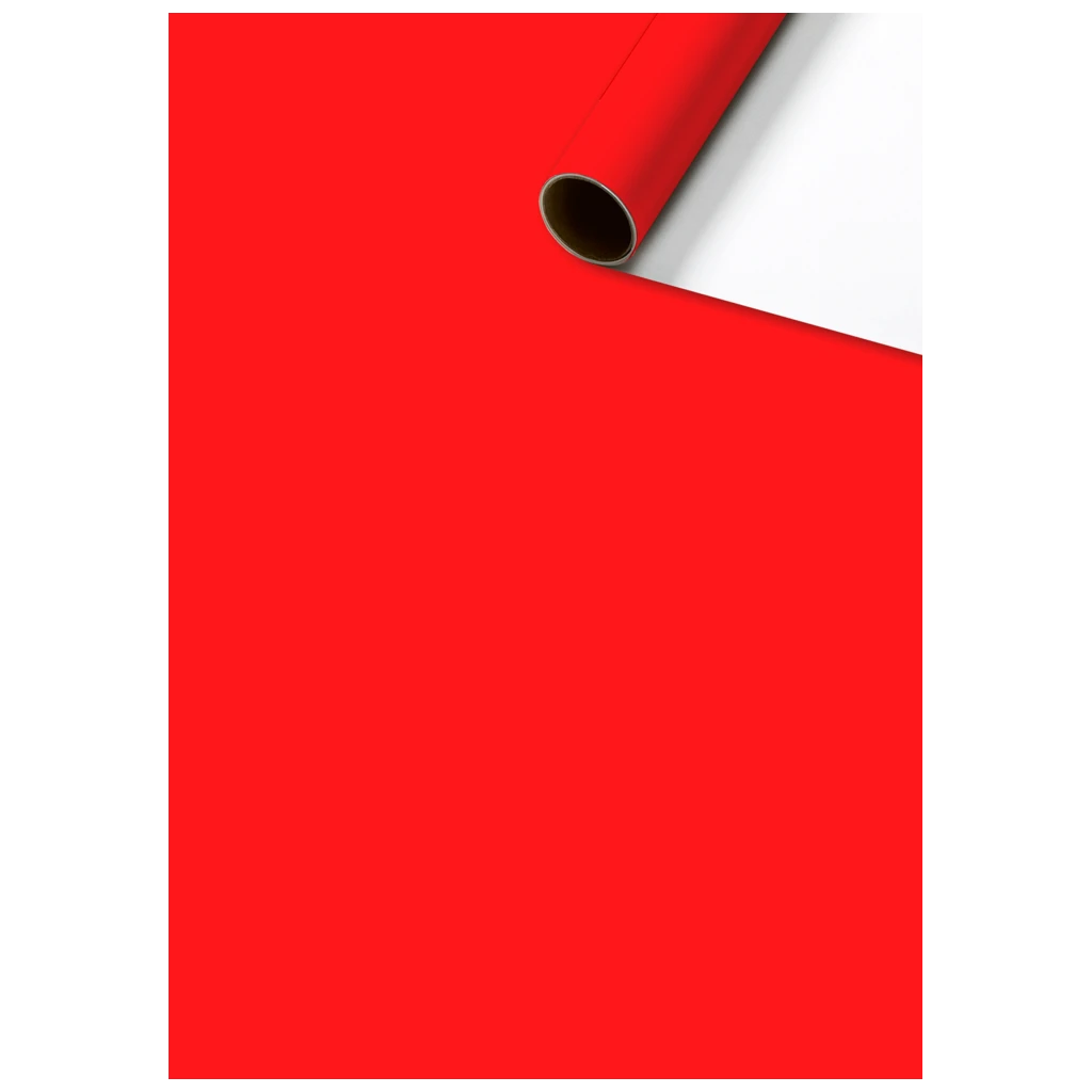 Geschenkpapier „Uni Plain“ One Colour | 70 cm × 2 m, 80 g/m², rot