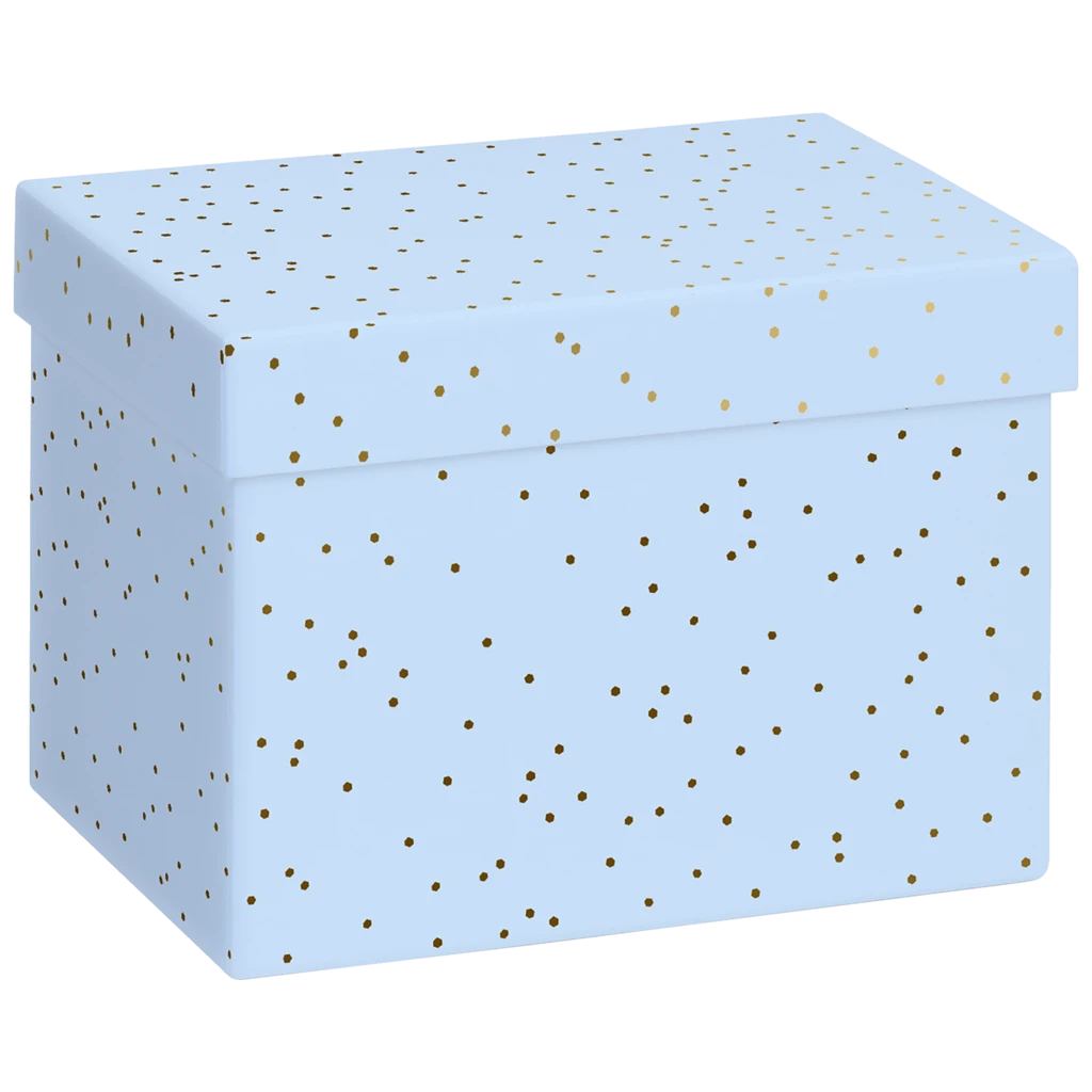 Geschenkbox „Yvie blau hell“ | 12×12×16,5 cm, hellblau